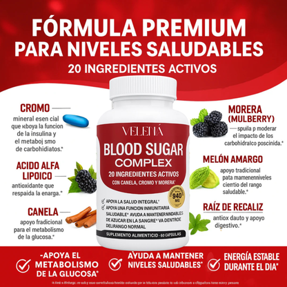 Complejo de azúcar en sangre Velená™