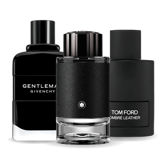 <tc>CONJUNTO: Tom Ford Ombre Leather, Givenchy Gentleman y Montblanc Explorer</tc>