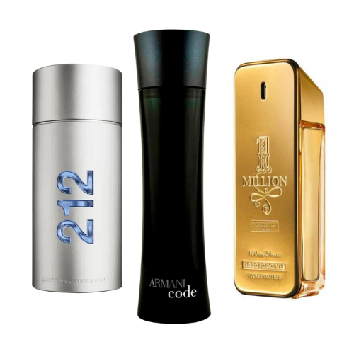 <tc>SET: 212 Men NYC, Paco Rabanne One Million, Armani Code Homme</tc>