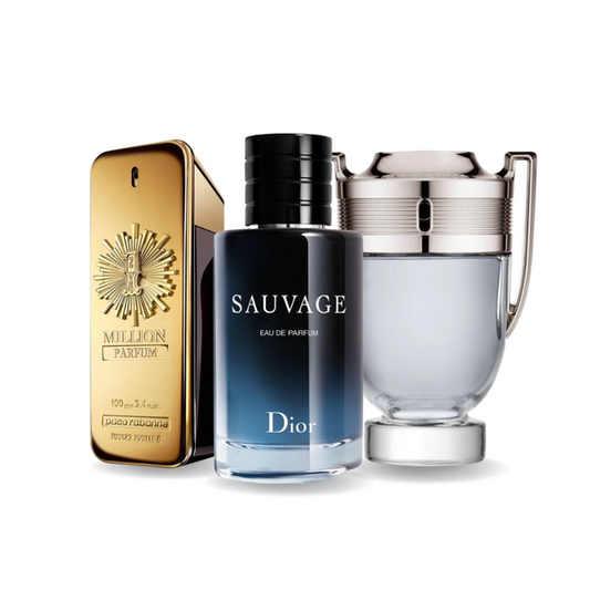 CONJUNTO: PACO RABANNE UN MILLÓN, DIOR SAUVAGE, PACO RABANNE INVICTUS